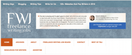 Freelance job websites
