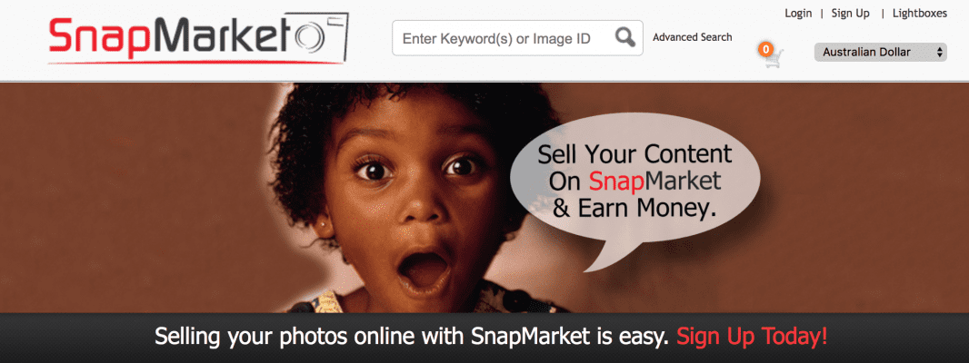 Sell photography online with snapmarket