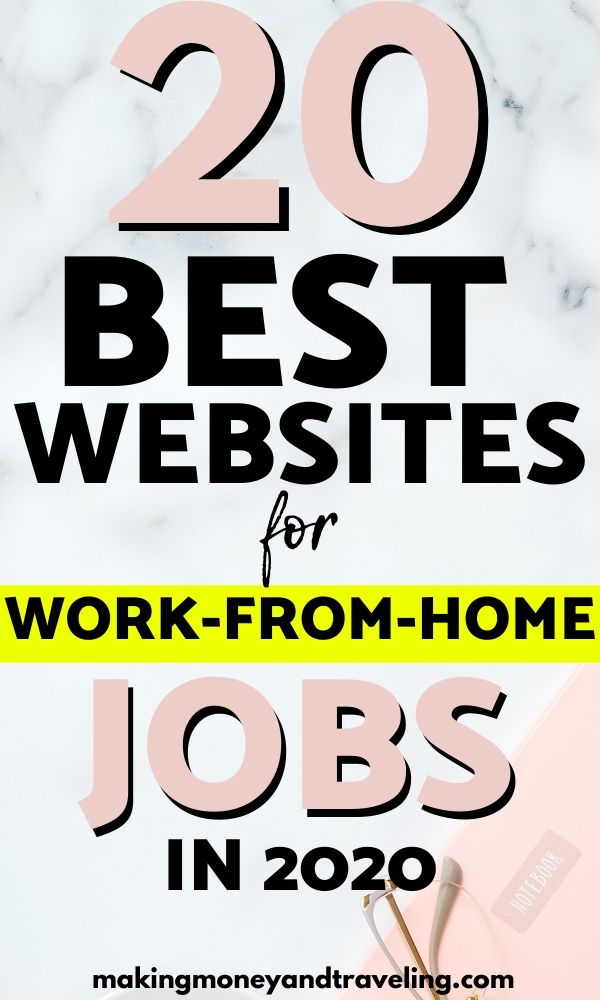 20 best websites for work from home jobs