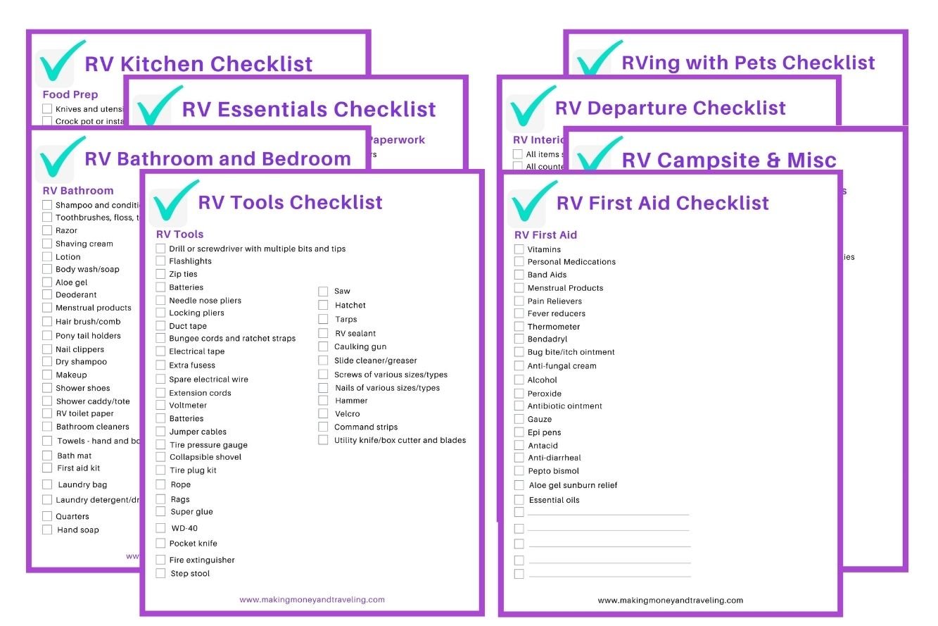 The Only RV Checklist Post You’ll Ever Need